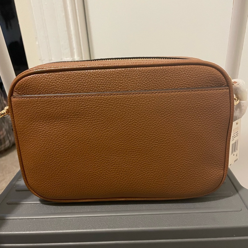 Michael Kors Brown Leather Women's Crossbody Bag - Picture 2 of 4